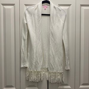 Lilly Pulitzer Tatum Fringe Cardigan | Sz XS